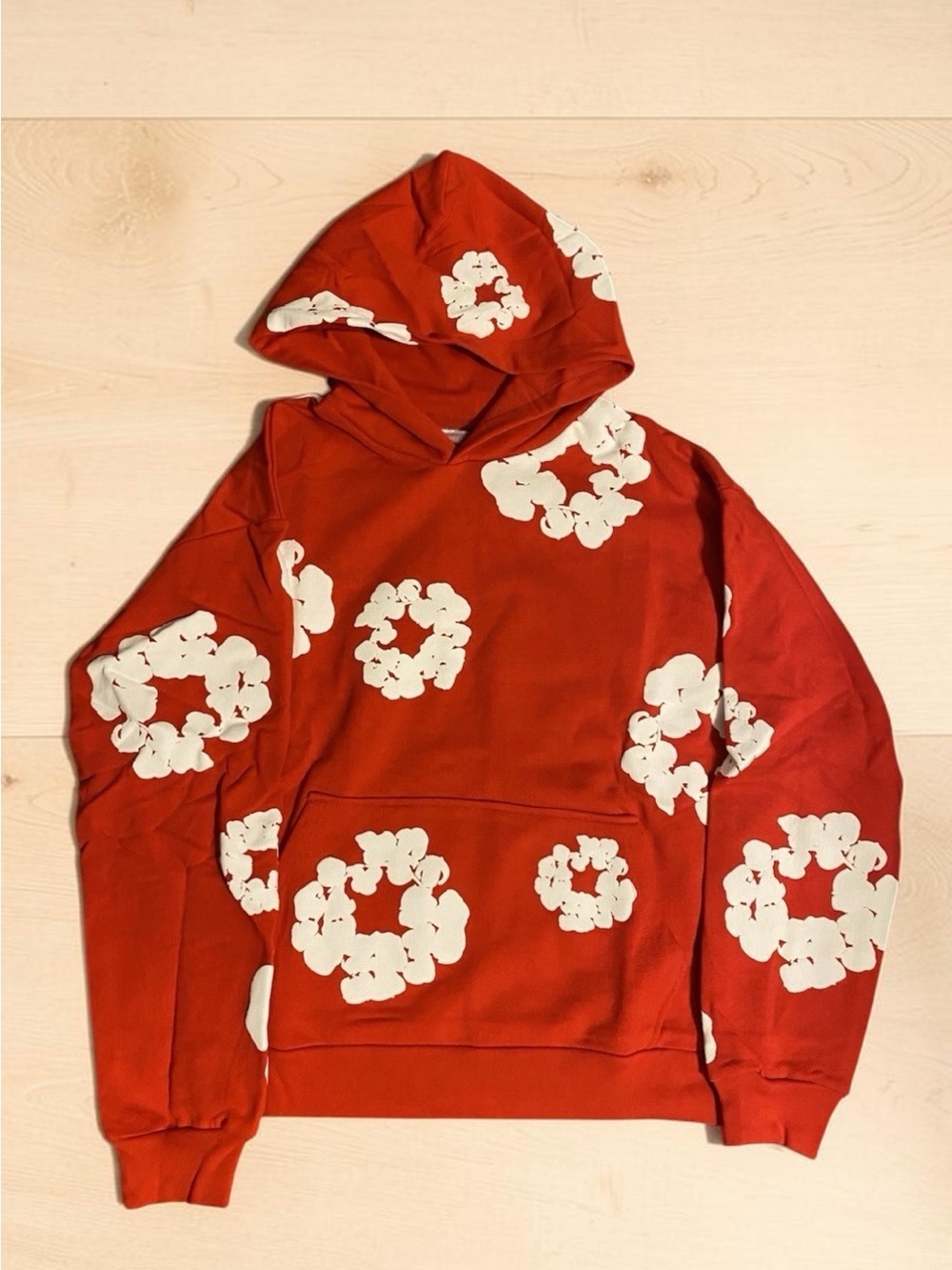 Denim Tears Red Hoodie